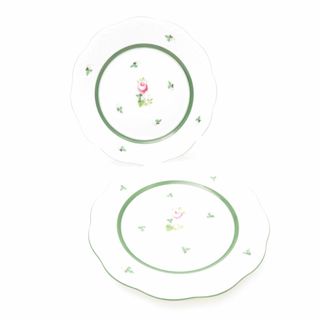 ヘレンド(Herend)のHerend ヘレンド ウィーンのバラ VRH 517 中皿 2枚 19cmプレート デザート ペア 薔薇 SY8311B2 (食器)