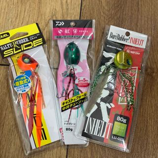 ダイワ(DAIWA)の出品限り　ダイワ　デュエル　グローリーフィッシュ×セブン　タイラバ　80g 3個(ルアー用品)