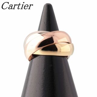 カルティエ(Cartier)のカルティエ トリニティ リング #49 LM 750 スリーカラー 新品仕上げ済 Cartier【16419】(リング(指輪))
