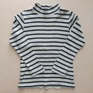 ムジルシリョウヒン(MUJI (無印良品))の無印良品　タートルネック　120cm　ボーダー(Tシャツ/カットソー)