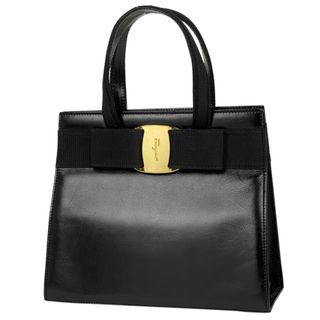 サルヴァトーレフェラガモ(Salvatore Ferragamo)のサルヴァトーレフェラガモ ヴァラリボン ハンドバッグ レディース 【中古】(ハンドバッグ)