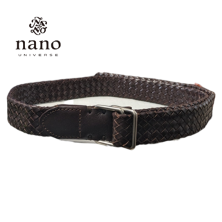 nano・universe - NANO universe Bark Tannage ブラウン レザーベルト