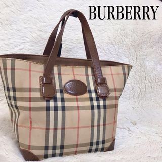 バーバリー(BURBERRY)の美品 BURBERRY ノバチェック シャドーホース ハンドバッグ トートバッグ(ハンドバッグ)