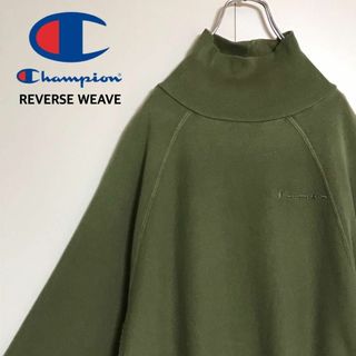 チャンピオン(Champion)の【REVERSE WEAVE】チャンピオン　ロゴ入りハイネックワンピースH718(ミニワンピース)