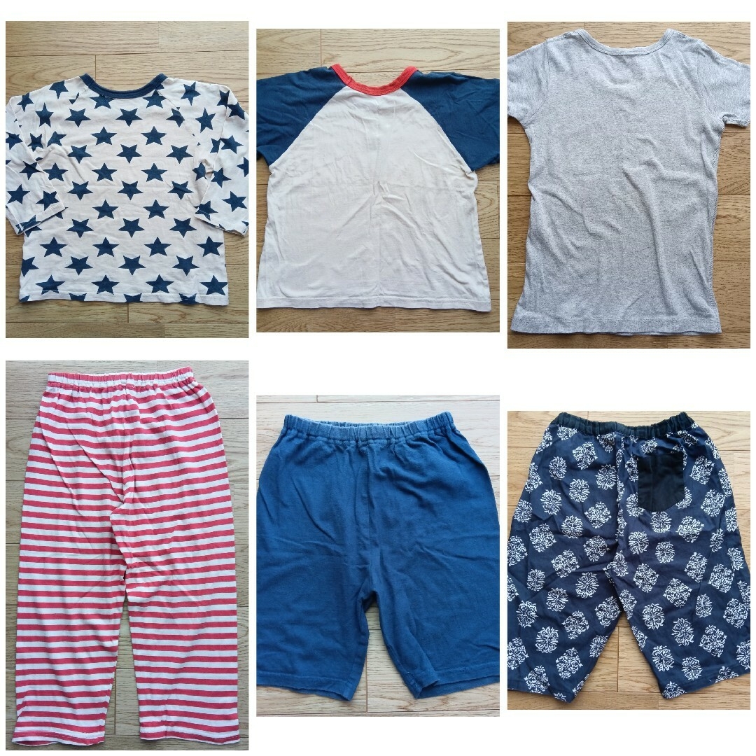 UNIQLO(ユニクロ)の120cmパジャマ☆3セット キッズ/ベビー/マタニティのキッズ服男の子用(90cm~)(パジャマ)の商品写真