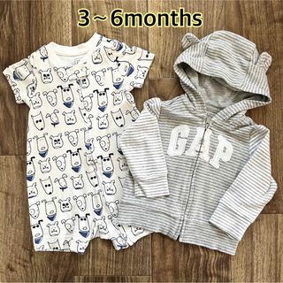 babyGAP - セット売り《古着・used》パーカー　カバーオール   60