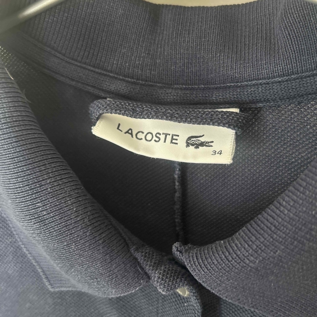 LACOSTE(ラコステ)のラコステ　ポロワンピース　XS 34 レディースのワンピース(ひざ丈ワンピース)の商品写真