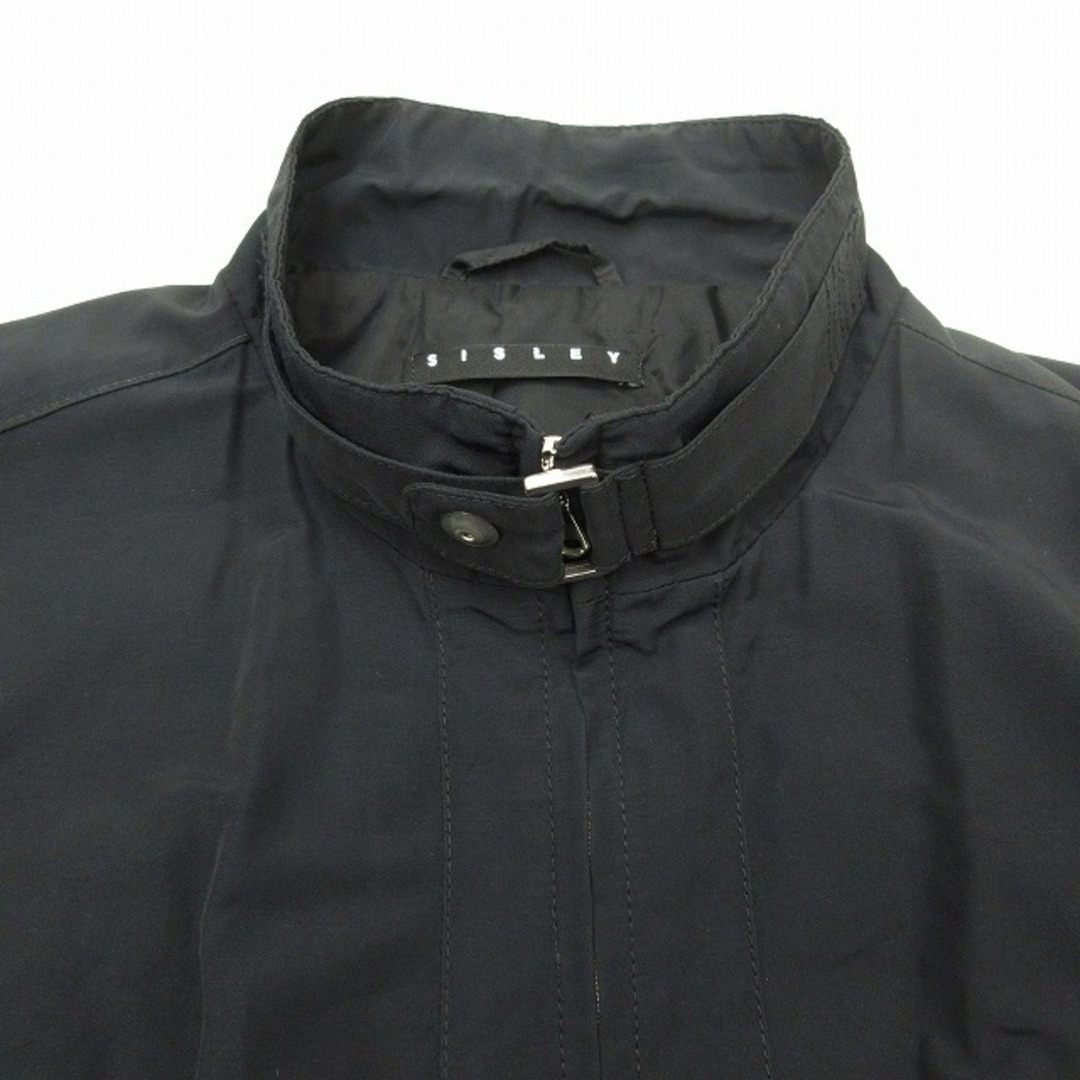 Sisley(シスレー)のシスレー コットン × ナイロン ベルテッド ショート ジャケット BLM4 レディースのジャケット/アウター(ブルゾン)の商品写真