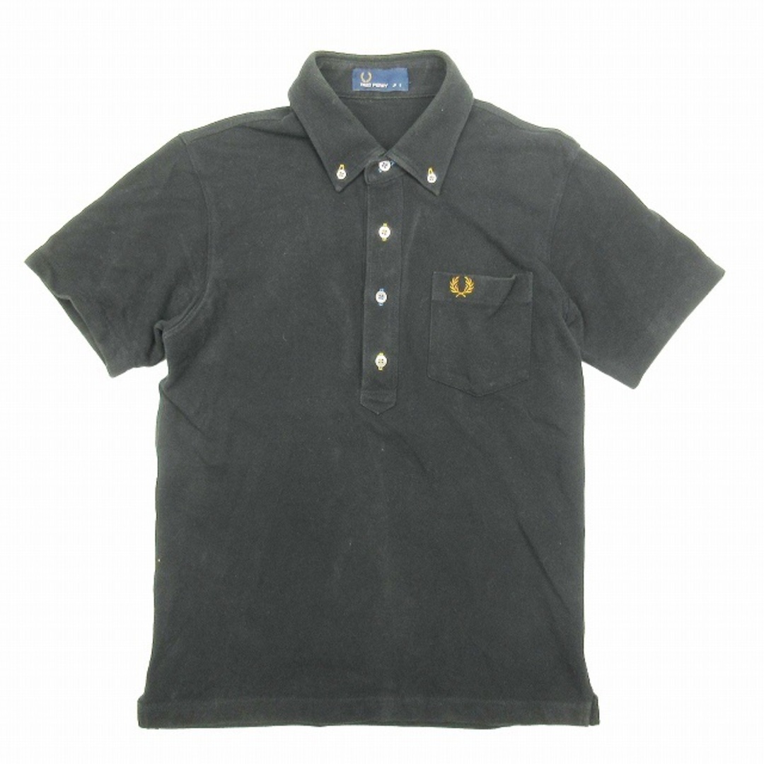 FRED PERRY(フレッドペリー)のフレッドペリー ロゴ刺繍 ボタンダウン ポロシャツ カットソー S メンズのトップス(ポロシャツ)の商品写真