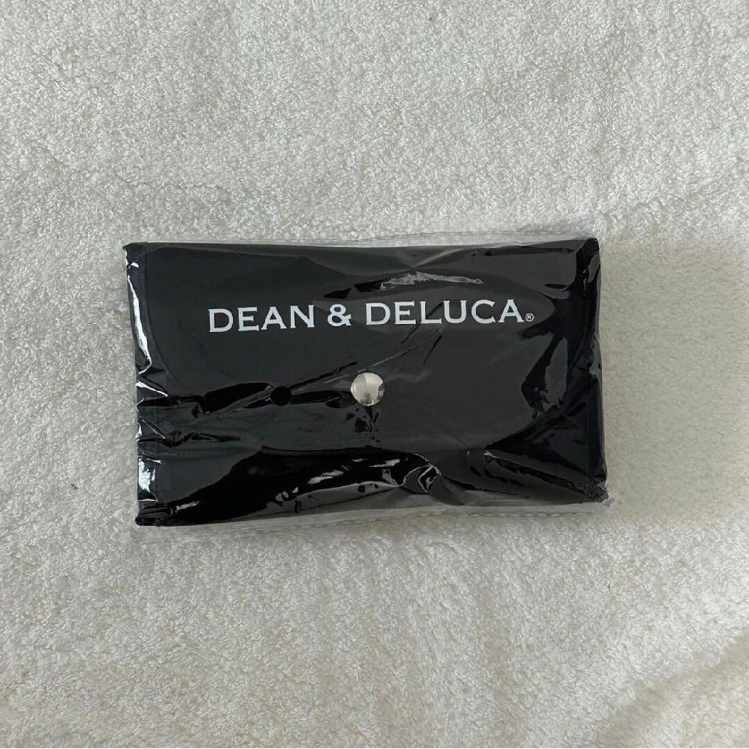 DEAN & DELUCA(ディーンアンドデルーカ)のDEAN&DELUCA　エコバッグ　ブラック　黒　折り畳み　トートバッグ レディースのバッグ(エコバッグ)の商品写真