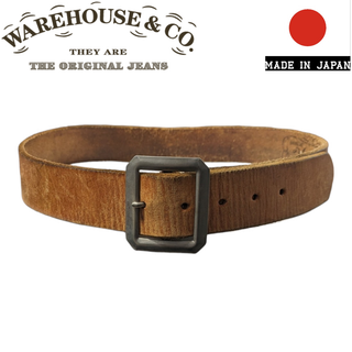 WAREHOUSE タン レザーベルト ウエアハウス