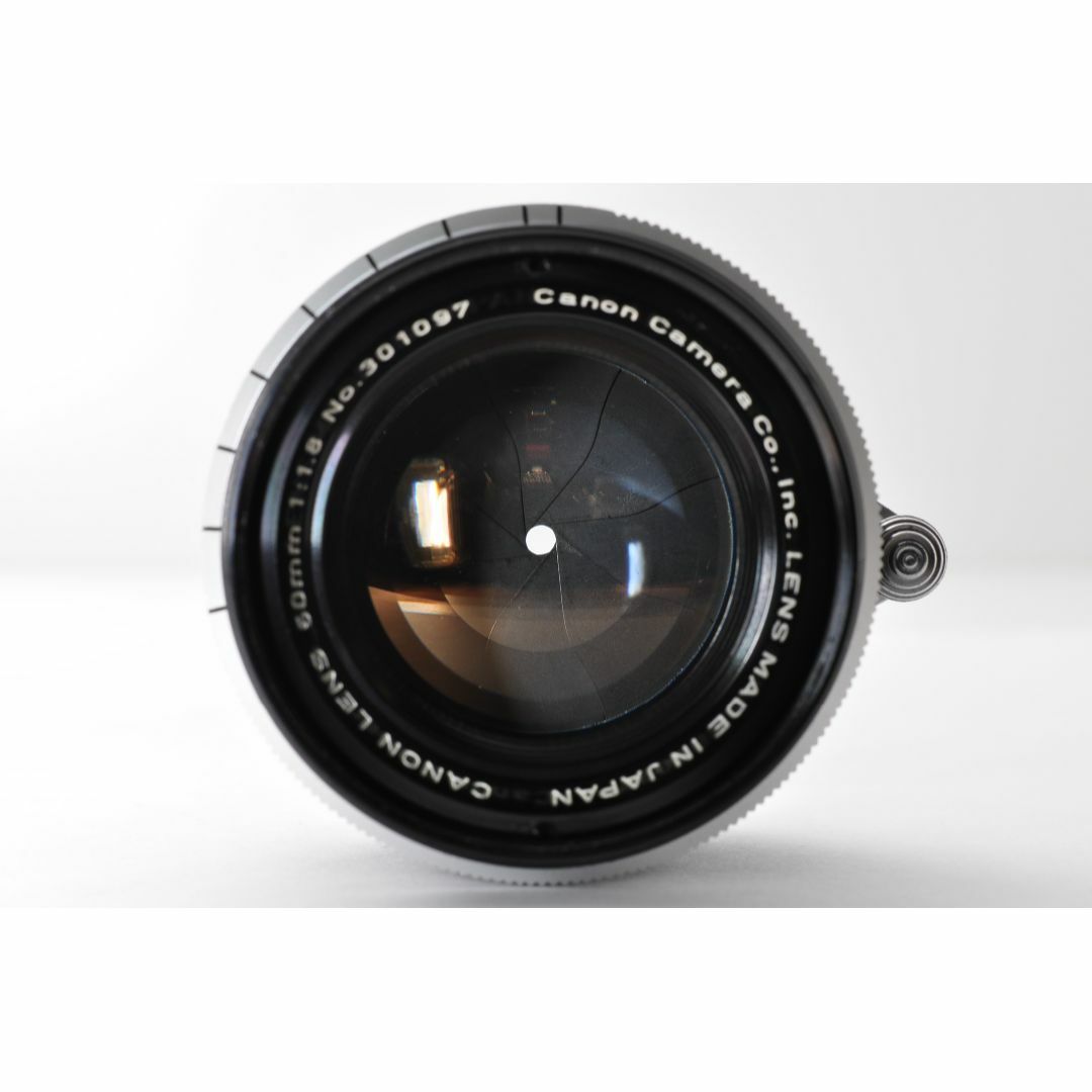 Canon(キヤノン)のCANON LENS 50mm f1.8 ライカ Lマウント 黒鏡筒 #FC16 スマホ/家電/カメラのカメラ(レンズ(単焦点))の商品写真