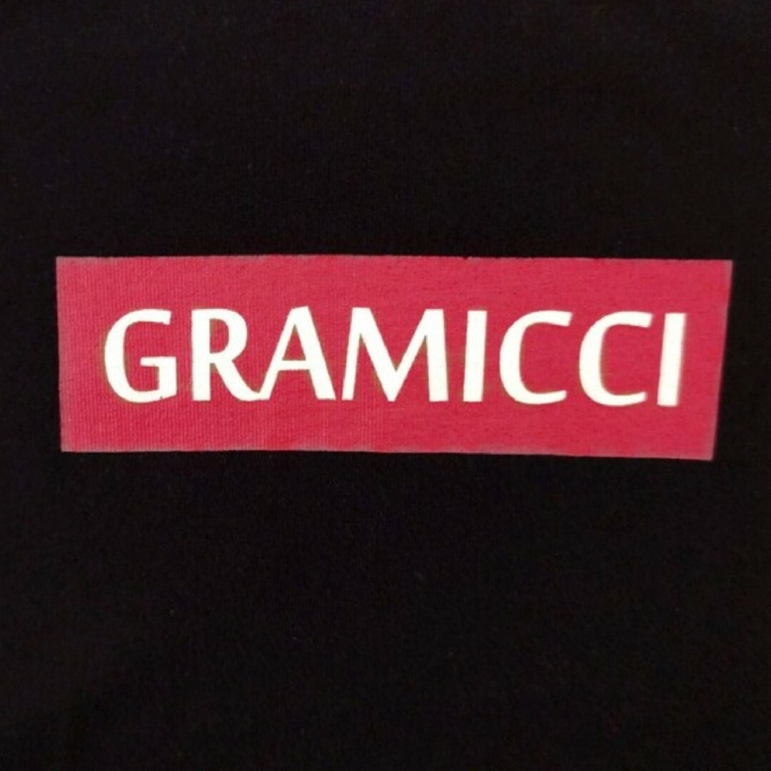 GRAMICCI(グラミチ)のグラミチ フロント プリント センター ロゴ ブラック 半袖 Tシャツ メンズのトップス(Tシャツ/カットソー(半袖/袖なし))の商品写真