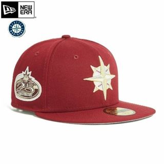 ニューエラー(NEW ERA)の★送料無料★UK直輸入★ニューエラ★マリナーズ 59FIFTY キャップ★ワイン(キャップ)