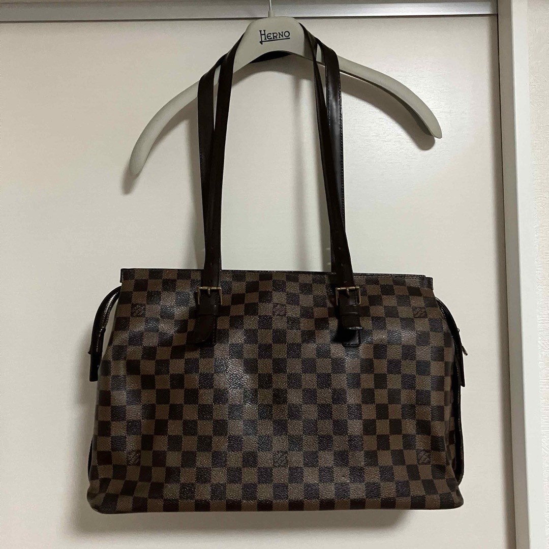 LOUIS VUITTON(ルイヴィトン)のルイヴィトン　ダミエ　チェルシー　正規品　ボストンバッグ　トートバッグ レディースのバッグ(トートバッグ)の商品写真