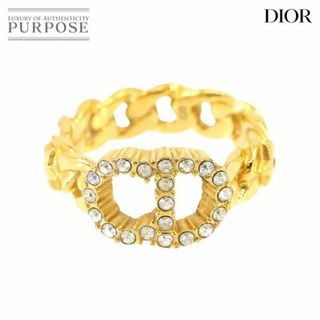 クリスチャンディオール(Christian Dior)の新品同様 クリスチャン ディオール Christian Dior Clair D Lune リング 指輪 ゴールド ラインストーン S アクセサリー VLP 90226333(リング(指輪))