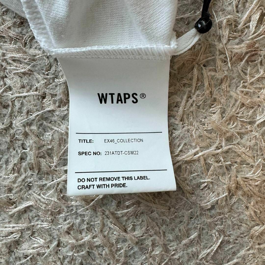 W)taps(ダブルタップス)の【未使用】WTAPS ロンT X04サイズ ホワイト Y2K 希少品 入手困難 メンズのトップス(Tシャツ/カットソー(七分/長袖))の商品写真