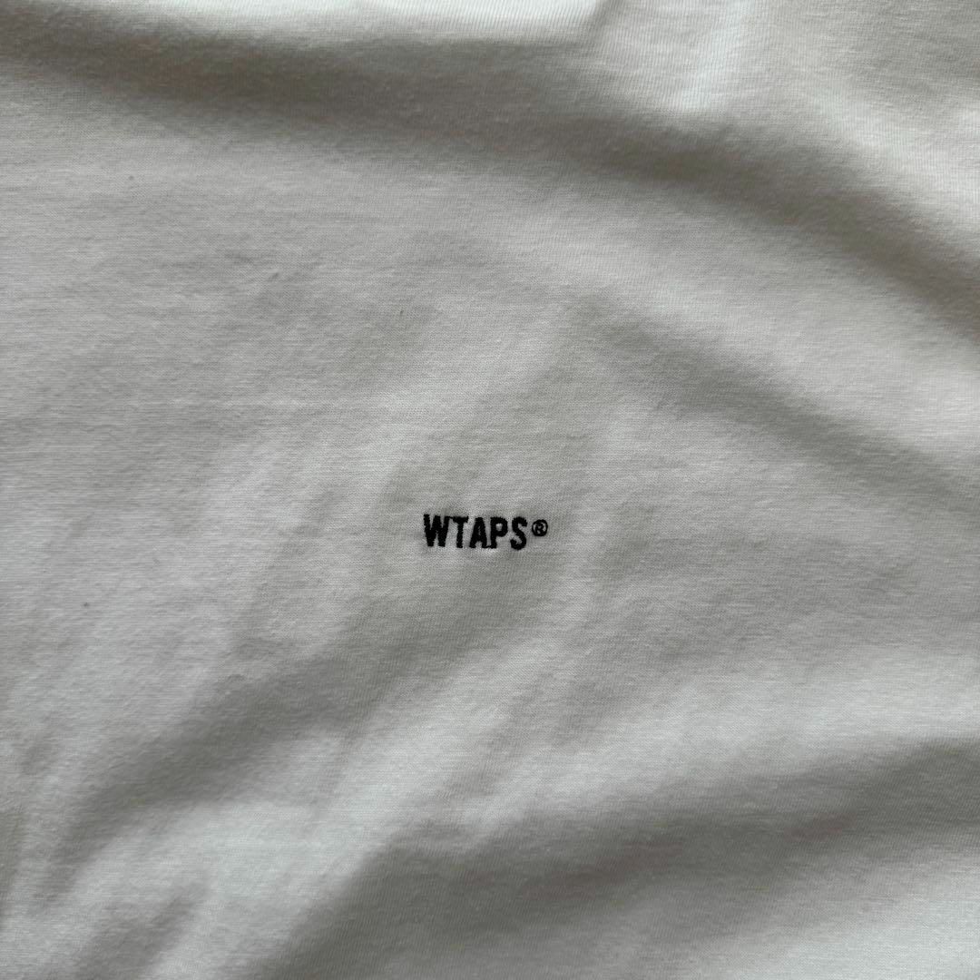 W)taps(ダブルタップス)の【未使用】WTAPS ロンT X04サイズ ホワイト Y2K 希少品 入手困難 メンズのトップス(Tシャツ/カットソー(七分/長袖))の商品写真