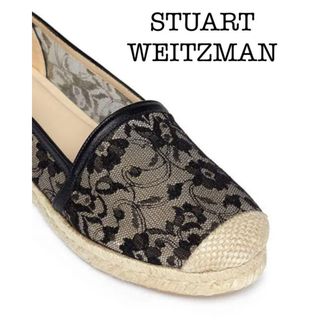 Stuart Weitzman - STUART WEITZMAN レース エスパドリーユ US6 23cm