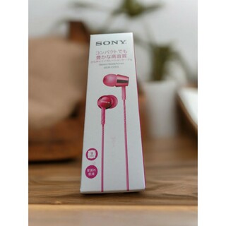 ソニー(SONY)の新品ソニー 密閉型インナーイヤーレシーバー ピンク MDR-EX155(1コ入)(ヘッドフォン/イヤフォン)