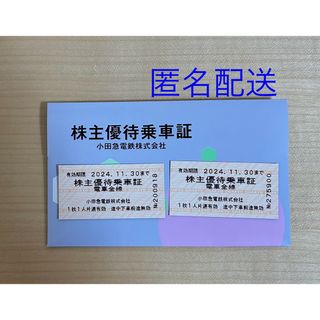 小田急電鉄　株主優待乗車証　小田急電鉄乗車券　株主優待乗車券　２枚(鉄道乗車券)