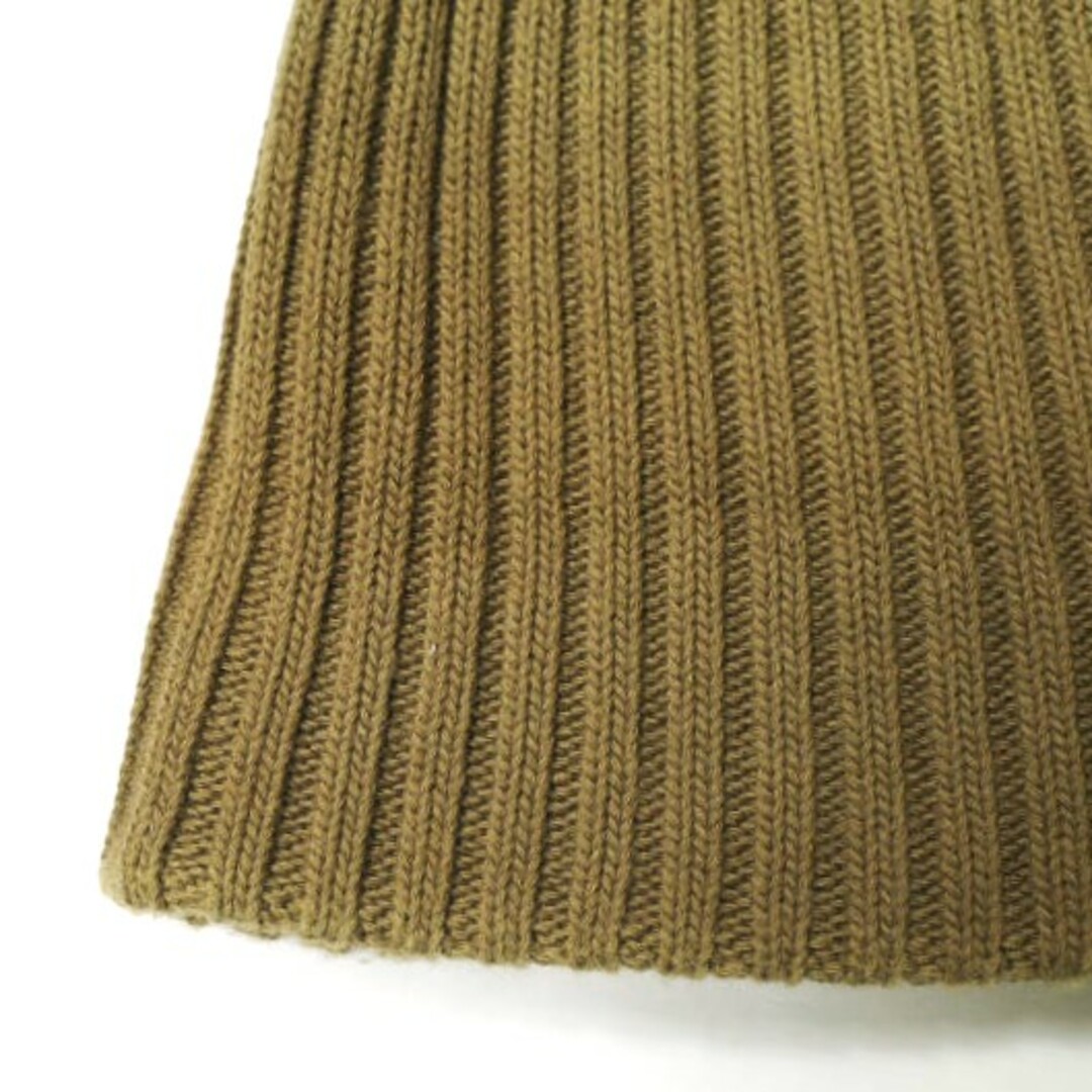 KIJIMA TAKAYUKI キジマタカユキ 日本製 KNIT CAP コットンリブニットキャップ KN-191003 フリー ライトブラウン ワッチキャップ ニット帽 ビーニー ユニセックス 帽子【中古】【KIJIMA TAKAYUKI】 メンズの帽子(ニット帽/ビーニー)の商品写真