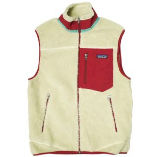 パタゴニア(patagonia)のPATAGONIA パタゴニア 2011年製 CLASSIC RETRO-X VEST クラシックレトロエックスベスト 23047 MEN'S S NAT Natural ジレ ボア フリース トップス【新古品】【中古】【PATAGONIA】(ベスト)