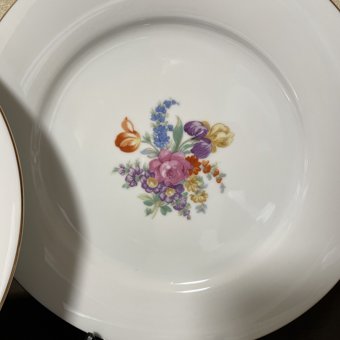 Noritake(ノリタケ)のNoritake ノリタケ　RC 刻印　花ブーケ　大皿 インテリア/住まい/日用品のキッチン/食器(食器)の商品写真