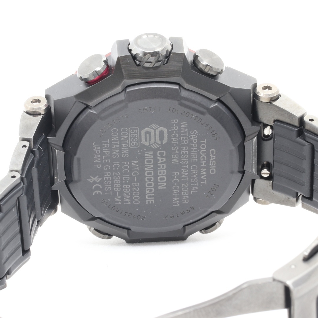 CASIO(カシオ)のITRW9VSRWY0B CASIO カシオ G-SHOCK Gショック デュアルコアガード タフソーラー MTG-B2000BD-1A4JF メンズ カーボンモノコック 20気圧防水 メンズの時計(腕時計(アナログ))の商品写真