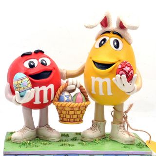 M&M's 　レッド&イエロー　ジム・ショアー・スタチュー(キャラクターグッズ)