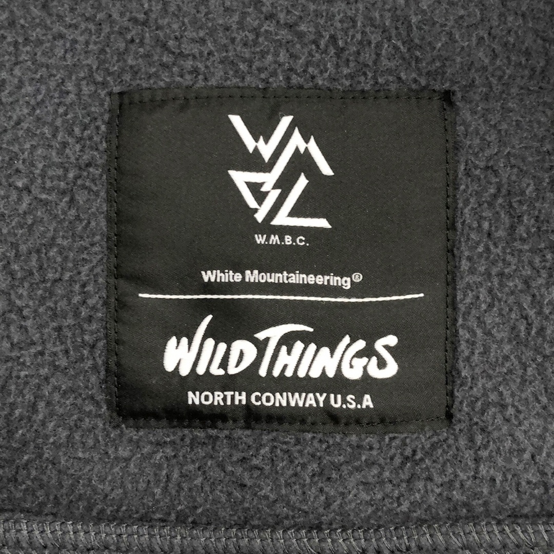 WILDTHINGS(ワイルドシングス)のWhite Mountaineering×WILD THINGS ホワイトマウンテニアリング ワイルドシングス 23AW BOA FLEECE PANTS ボアフリースパンツ グレー系 L BC2373502 メンズのパンツ(その他)の商品写真