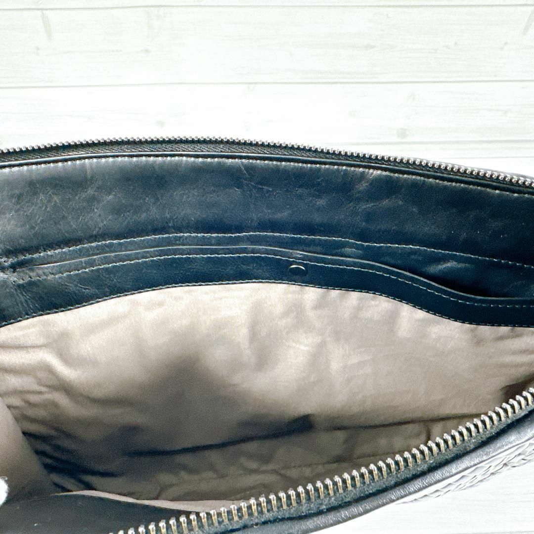 Bottega Veneta(ボッテガヴェネタ)のBOTTEGA VENETA イントレチャート クラッチバッグ セカンドバッグ メンズのバッグ(セカンドバッグ/クラッチバッグ)の商品写真