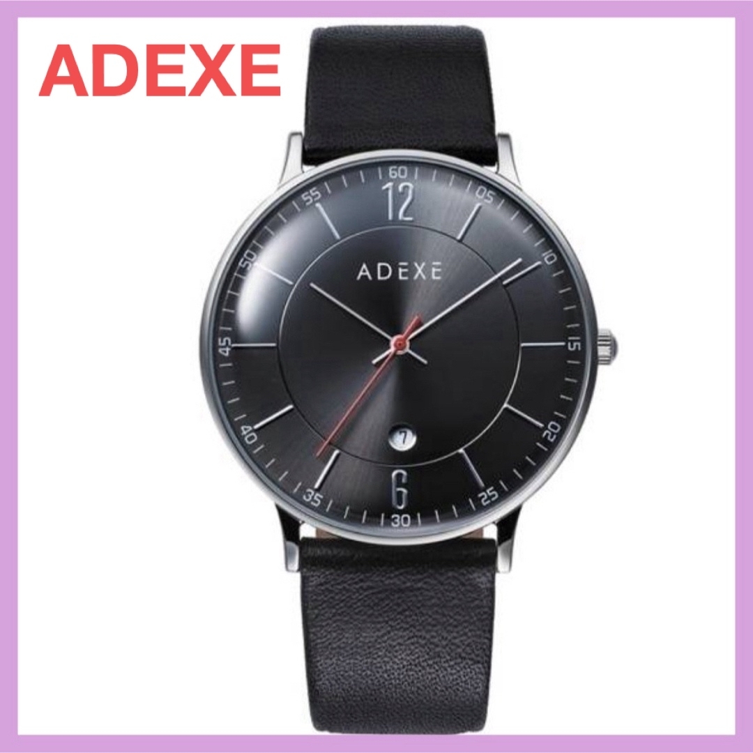 1点のみ‼︎ ヨーロッパ 大人気 ADEXE (アデクス）腕時計 ブラック  メンズの時計(腕時計(アナログ))の商品写真