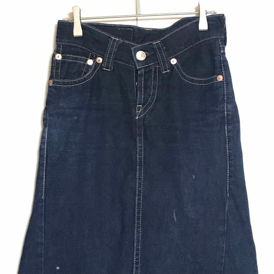 Levi's(リーバイス)の【XSサイズ】リーバイス　マーメイドデニムスカート　インディゴ　H732 レディースのスカート(ひざ丈スカート)の商品写真