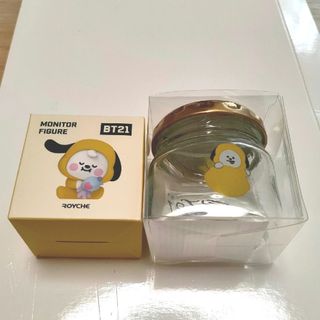 ビーティーイシビル(BT21)のBT21　モニターフィギュア  & ガラスの小物入れ　CHIMMY(その他)