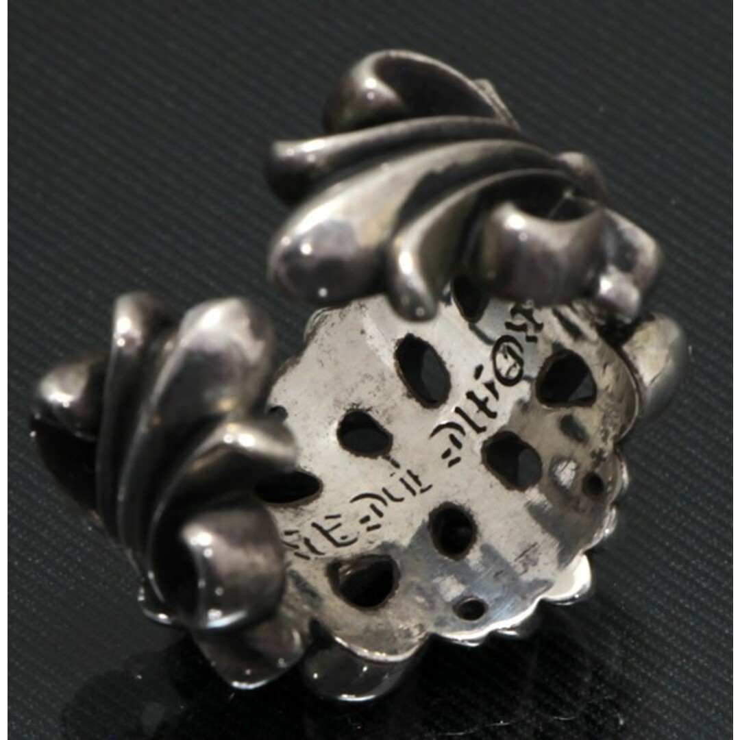 CHROME HEARTS 銀座店 クロムハーツ ダブルフローラルクロス リング 指輪 シルバー SV925 約18号 94592 メンズのアクセサリー(リング(指輪))の商品写真