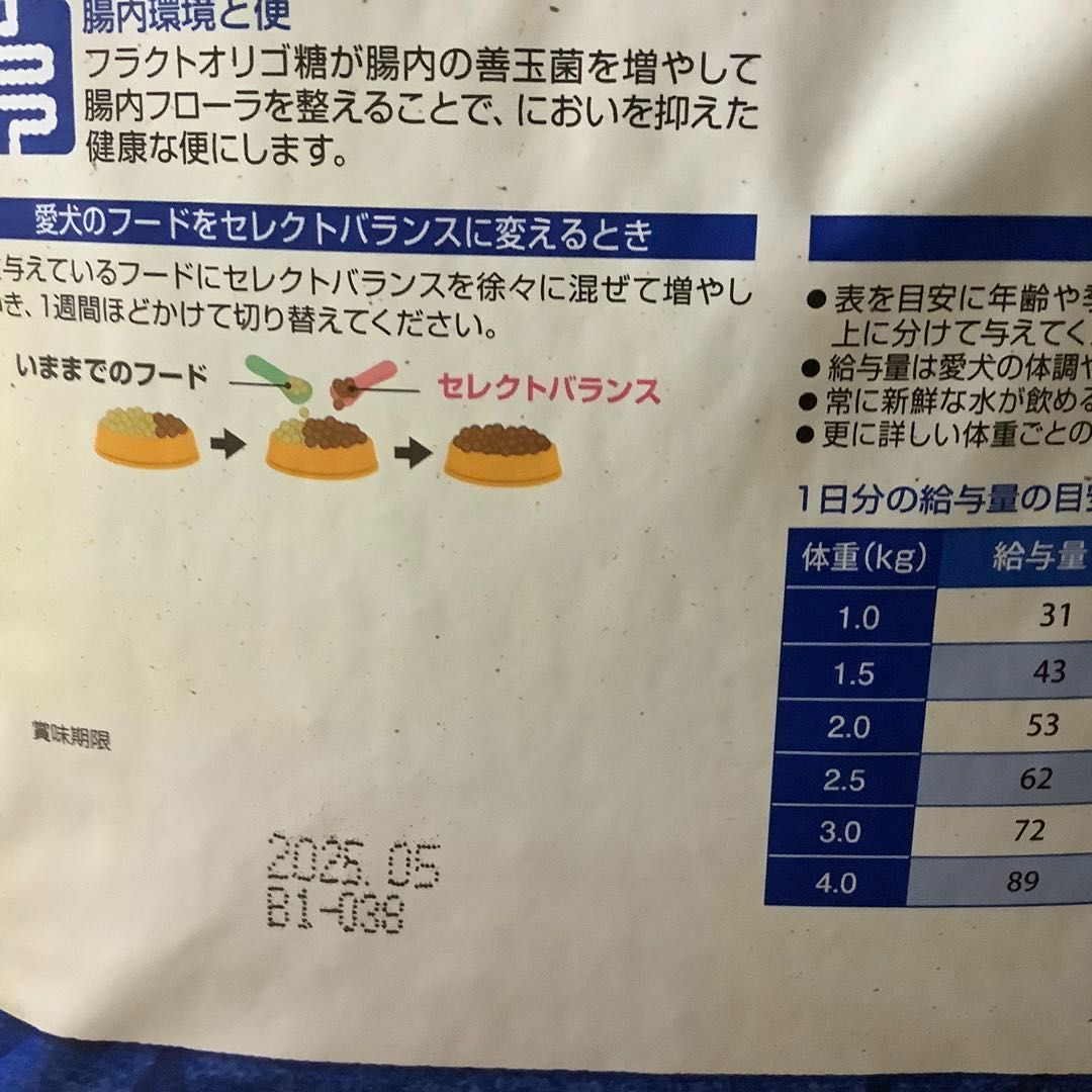 特別セール3kg　2個　セレクトバランス　アダルトチキン　小粒 その他のペット用品(犬)の商品写真