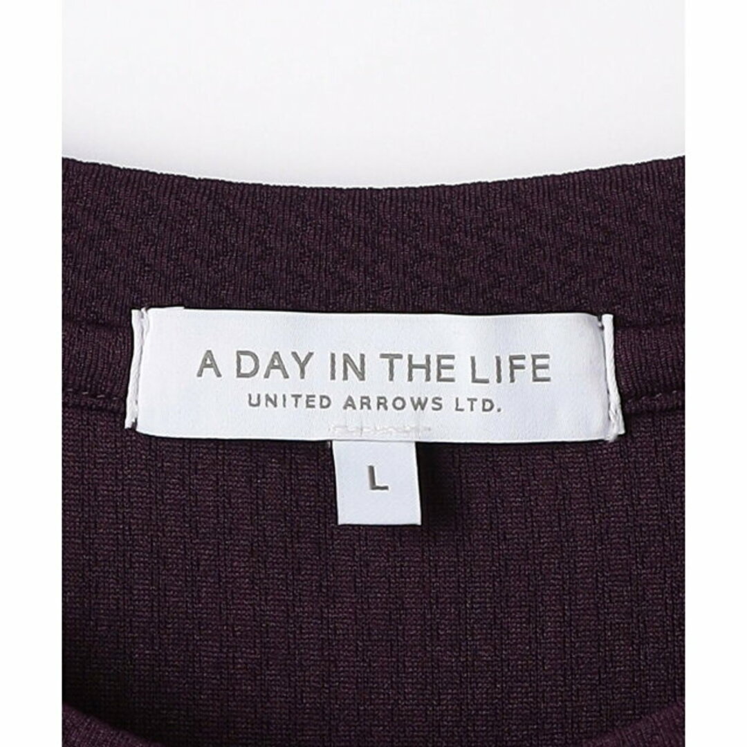 a day in the life(アデイインザライフ)の【WINE】【S】バウンシージャガード ベーシックTシャツ <A DAY IN THE LIFE> メンズのトップス(Tシャツ/カットソー(半袖/袖なし))の商品写真