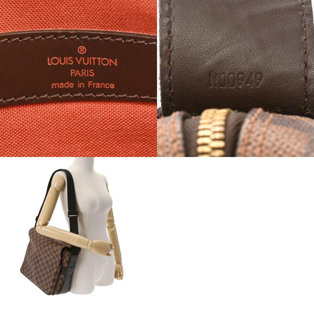 LOUIS VUITTON(ルイヴィトン)のルイヴィトン ダミエ ナヴィグリオ  ショルダーバッグ ブラウン/赤 レディースのバッグ(ショルダーバッグ)の商品写真