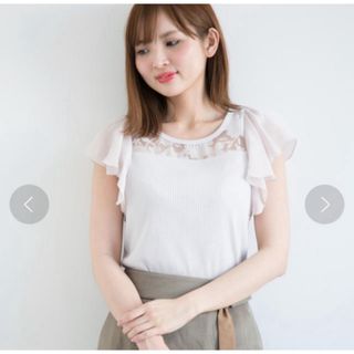 プロポーションボディドレッシング(PROPORTION BODY DRESSING)の【美品】プロポーションボディドレッシング　トップス　ピンク(カットソー(半袖/袖なし))