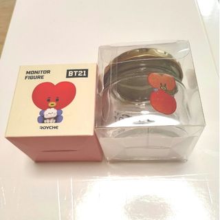 ビーティーイシビル(BT21)のBT21　モニターフィギュア  & ガラスの小物入れ　TATA(キャラクターグッズ)