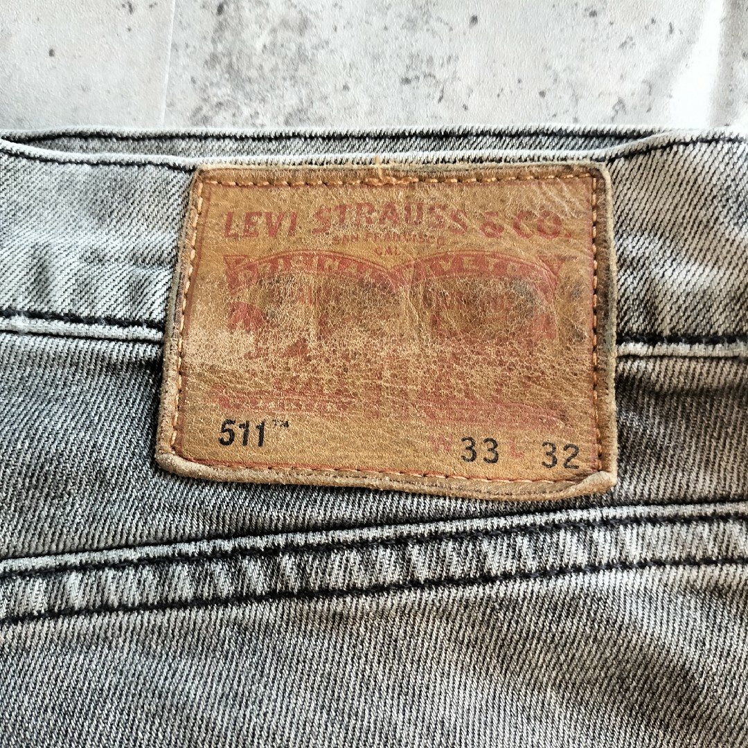 Levi's(リーバイス)の【B125】USA古着 リーバイス 511 W33 L32 デニム スリム メンズのパンツ(デニム/ジーンズ)の商品写真