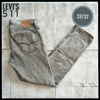 リーバイス(Levi's)の【B125】USA古着 リーバイス 511 W33 L32 デニム スリム(デニム/ジーンズ)