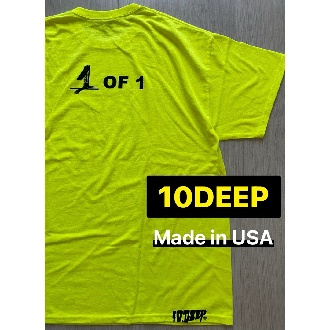 10Deep(テンディープ)の10DEEP テンディープ 半袖 tシャツ USA メンズ XL ネオン 蛍光 メンズのトップス(Tシャツ/カットソー(半袖/袖なし))の商品写真