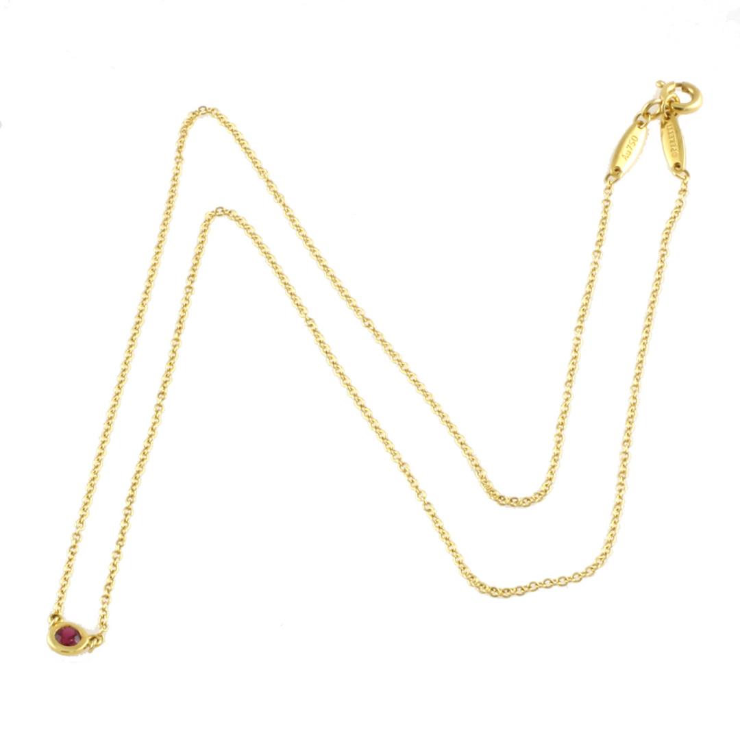 人気ショップ Tiffany & Co. - ティファニー バイザヤード ルビー ネックレス イエローゴールド