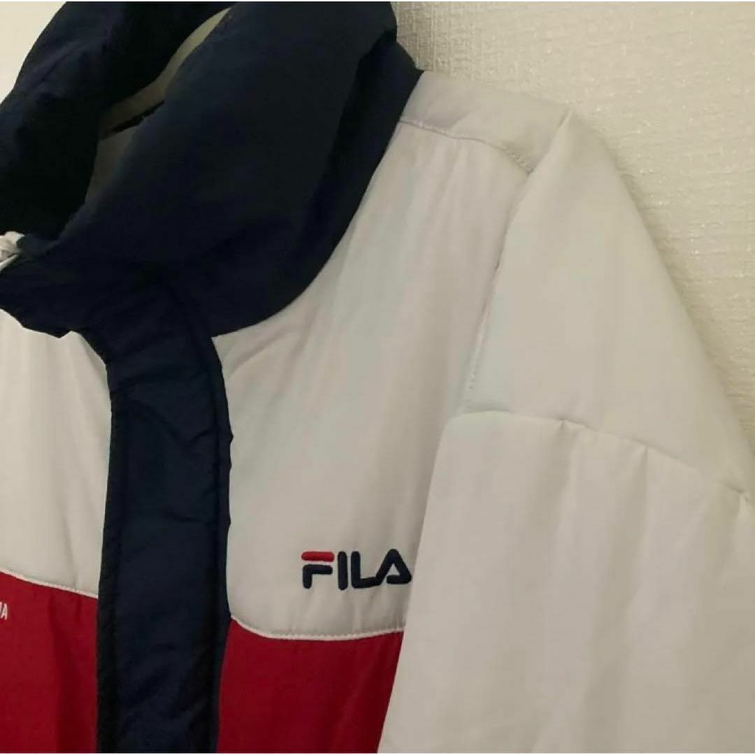 FILA(フィラ)の【FILA】　バイカラー中綿ジャケット　アウター　ユニセックス　M  あったか◎ レディースのジャケット/アウター(ダウンジャケット)の商品写真