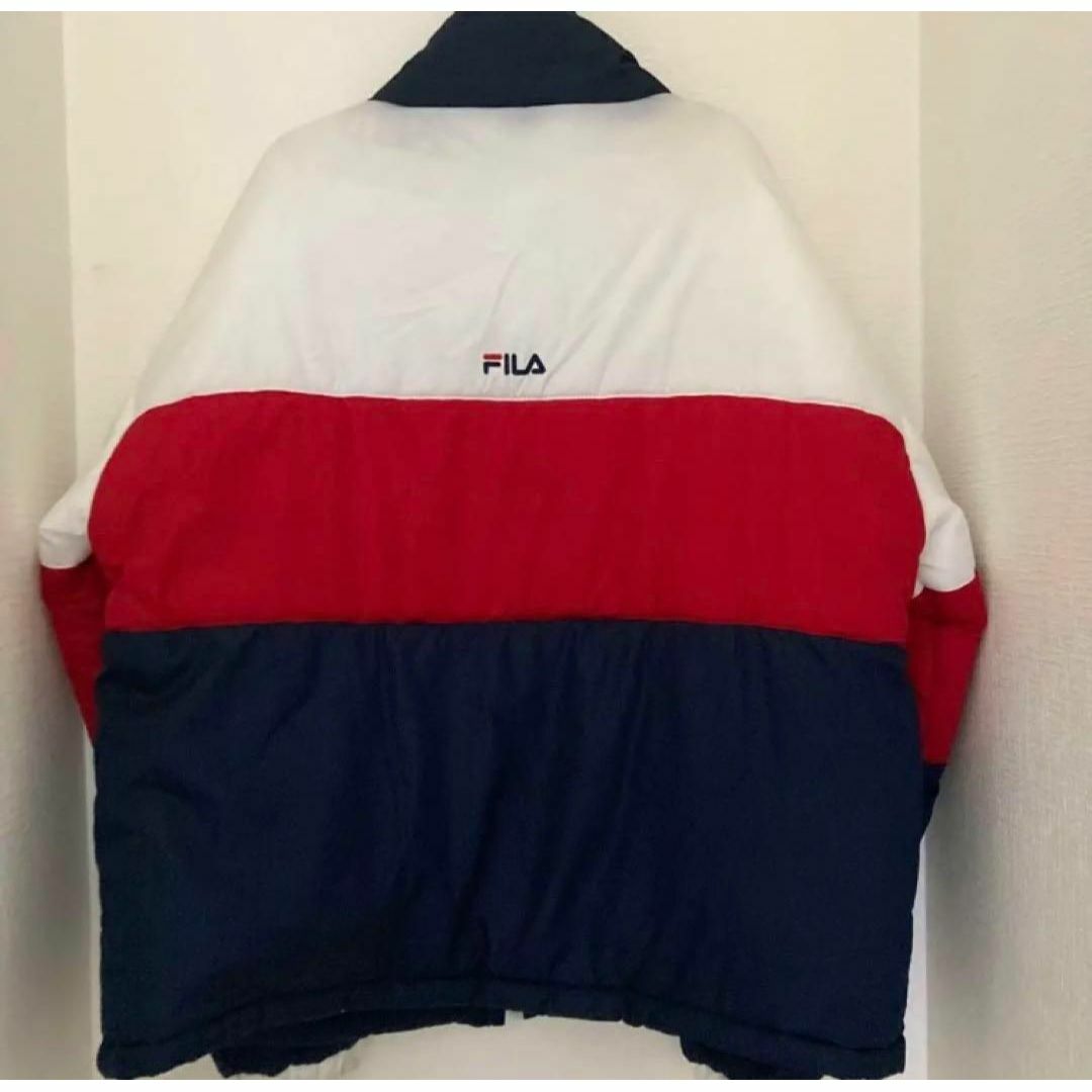 FILA(フィラ)の【FILA】　バイカラー中綿ジャケット　アウター　ユニセックス　M  あったか◎ レディースのジャケット/アウター(ダウンジャケット)の商品写真