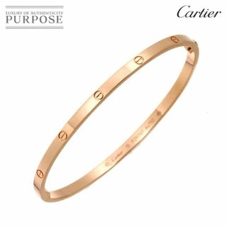 カルティエ(Cartier)のカルティエ Cartier ラブ ブレス SM #19 K18 PG ピンクゴールド 750 ブレスレット バングル【証明書付き】VLP 90222829(ブレスレット/バングル)