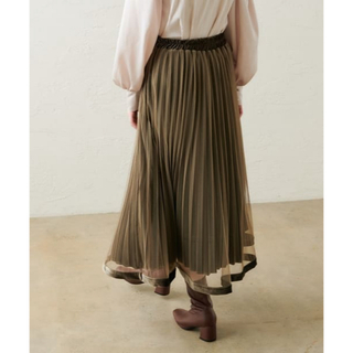 ナチュラルクチュール(natural couture)のevery very nice claup チュールプリーツスカート(ロングスカート)