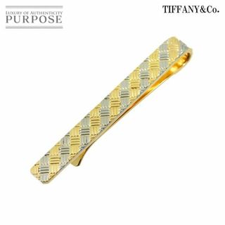 ティファニー(Tiffany & Co.)のティファニー TIFFANY&CO. タイピン K18 YG WG イエロー ホワイト ゴールド 750 タイバー VLP 90225325(その他)